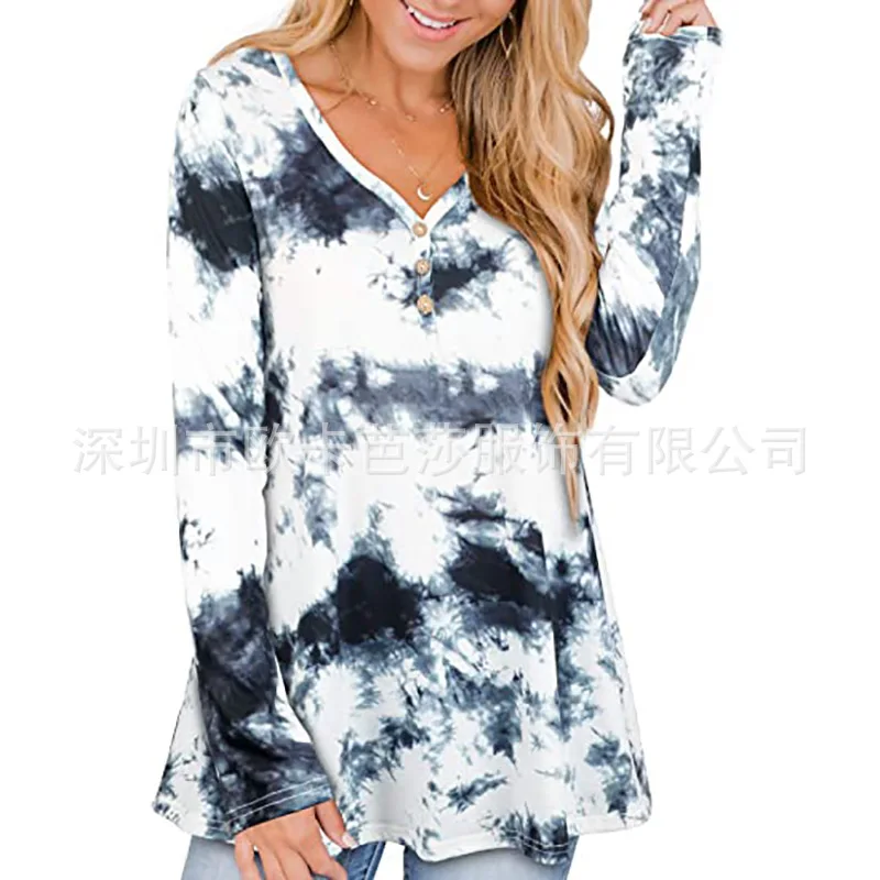 Autumn and winter 2021 new women's fashion printing casual loose long sleeve sweater T-shirt
Autumn and winter 2021 new women's fashion printing casual loose long sleeve sweater T-shirt