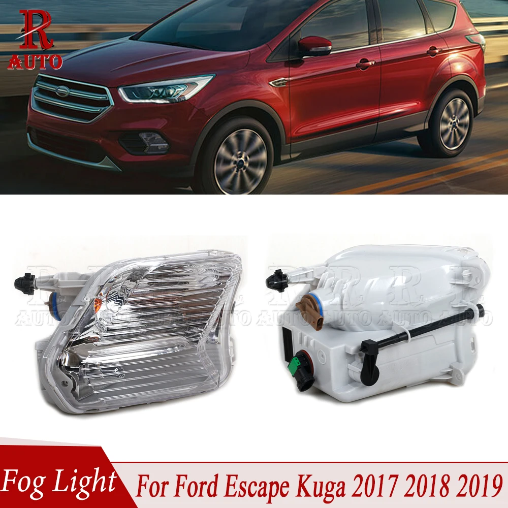 R-AUTO Car Front Fog Lights Turn Signal Lamp Replacement Car Light Assembly with Bulb Left Right For Ford Escape Kuga 2017-2019
R-AUTO Car Front Fog Lights Turn Signal Lamp Replacement Car Light Assembly with Bulb Left Right For Ford Escape Kuga 2017-2019