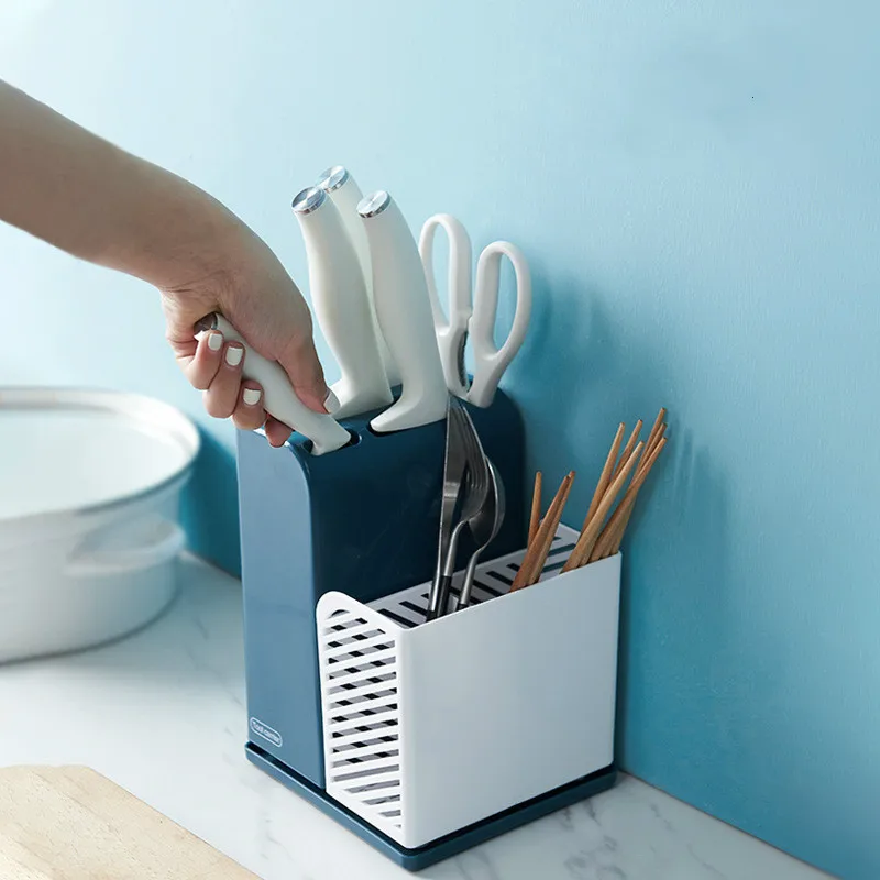 Multi-Functional Drain Chopsticks Cage Kitchen Combination Knife Holder Cutter Storage Rack Tube Tableware Shelf Mildew Proof
Multi-Functional Drain Chopsticks Cage Kitchen Combination Knife Holder Cutter Storage Rack Tube Tableware Shelf Mildew Proof