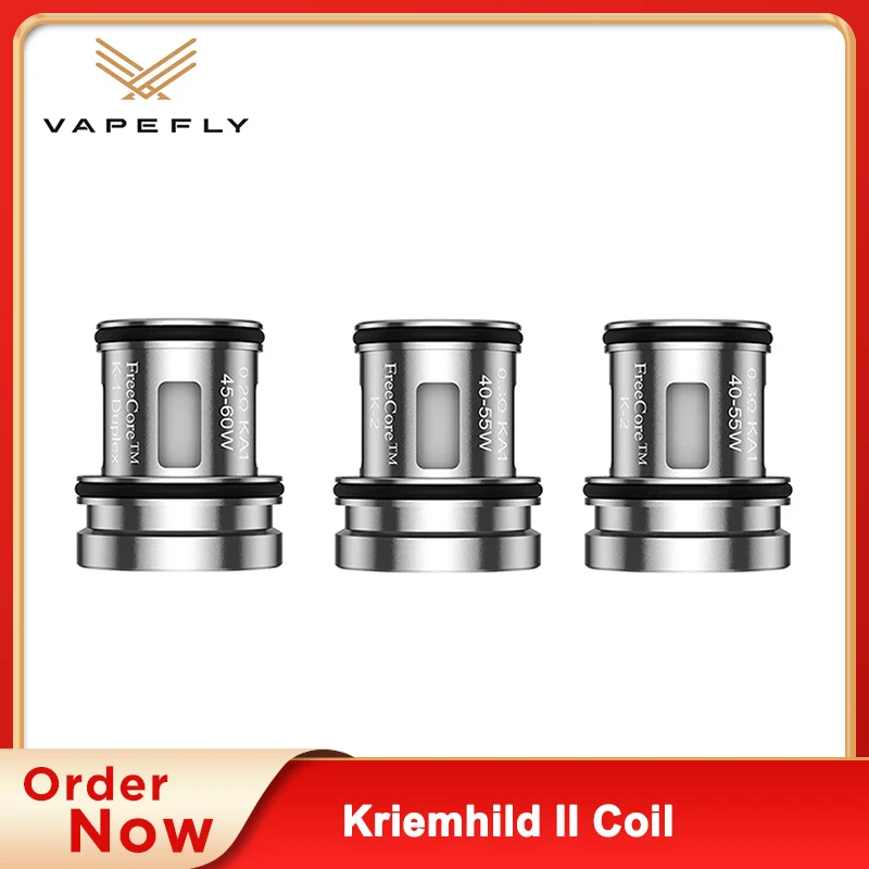 3pcs/lot Vapefly Kriemhild II Coil FreeCore Mesh Coil K-1 Duplex Coil 0.2ohm FreeCore K2 0.3ohm For Kriemhild 2 Subohm tank
3pcs/lot Vapefly Kriemhild II Coil FreeCore Mesh Coil K-1 Duplex Coil 0.2ohm FreeCore K2 0.3ohm For Kriemhild 2 Subohm tank
