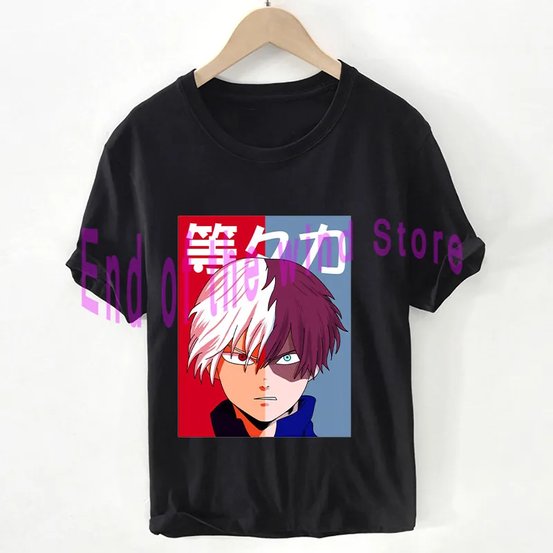 Pop Aesthetics Shoto Todoroki t shirt Unisex My Hero Academia Anime Black Tops 100% Cotton graphic T-shirt Pluse Size Female/Man
Pop Aesthetics Shoto Todoroki t shirt Unisex My Hero Academia Anime Black Tops 100% Cotton graphic T-shirt Pluse Size Female/Man
