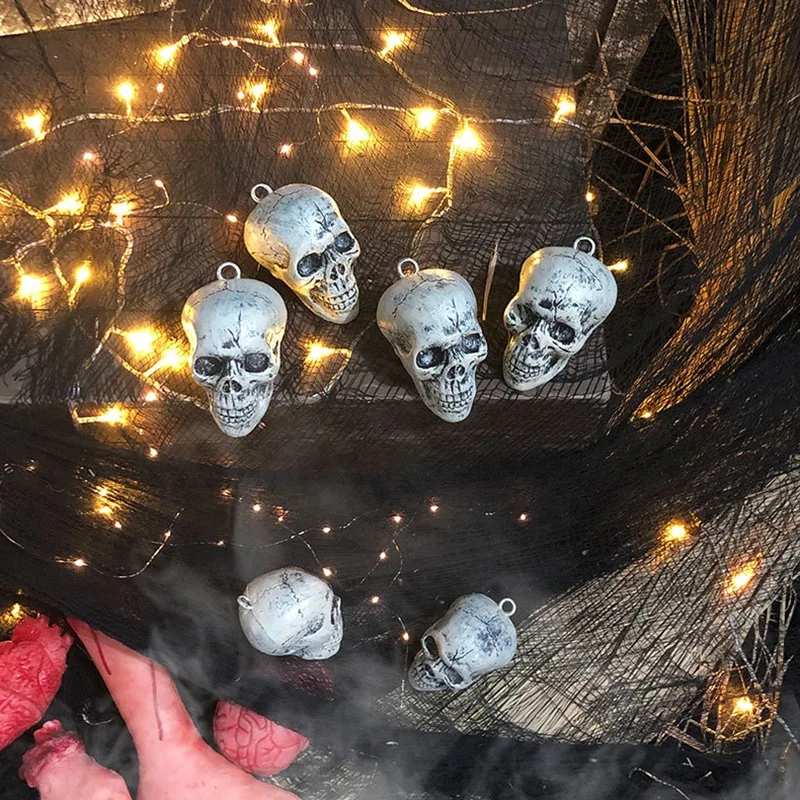 Top Halloween Net Bag Plastic Skull Tricky Scary Horror Props Home Decoration Crafts 6 Pack
Top Halloween Net Bag Plastic Skull Tricky Scary Horror Props Home Decoration Crafts 6 Pack