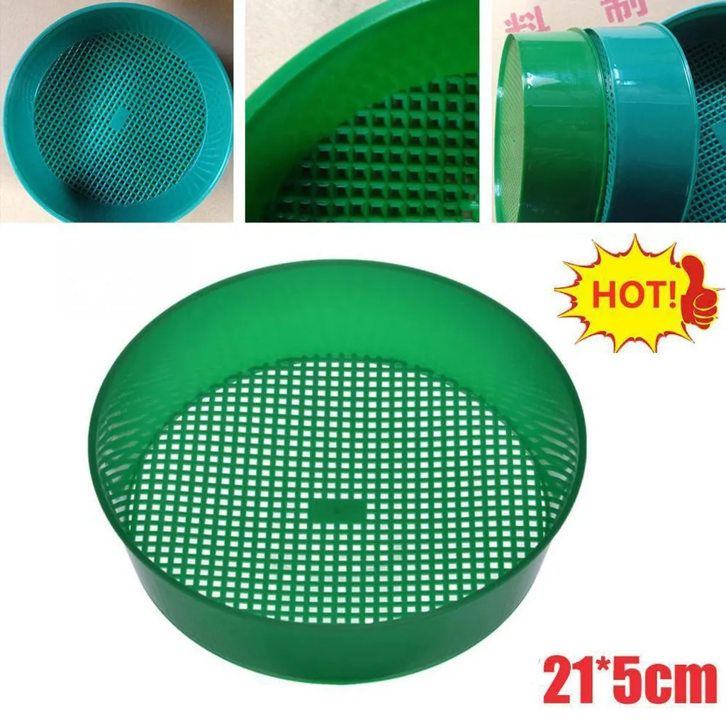Plastic Mesh Gardening Garden Sieve Seed Dispenser Sifting Pan Sower Seed Spreaders Planter Seeder Tool Gardening Supplies
Plastic Mesh Gardening Garden Sieve Seed Dispenser Sifting Pan Sower Seed Spreaders Planter Seeder Tool Gardening Supplies
