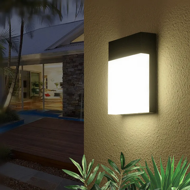 Modern Outdoor LED Wall Light Waterproof Villa Aisle Balcony Porch Courtyard Square Lamp
Modern Outdoor LED Wall Light Waterproof Villa Aisle Balcony Porch Courtyard Square Lamp