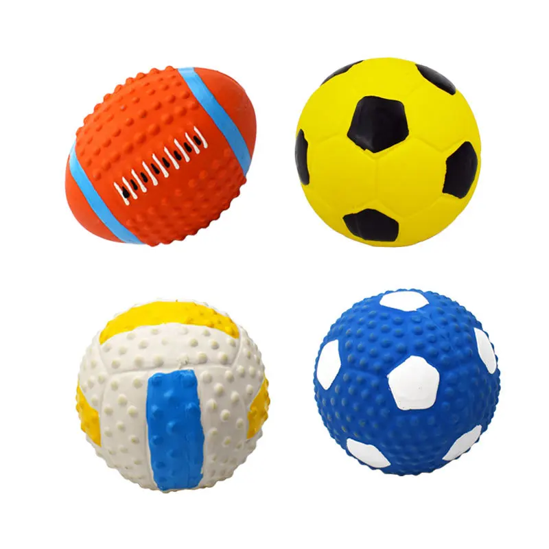 

Игрушки для собак, пищащий прыгающий мяч, прочный Поплавковый весенний мяч для домашних животных, устойчивый к укусам, для маленьких и больших собак