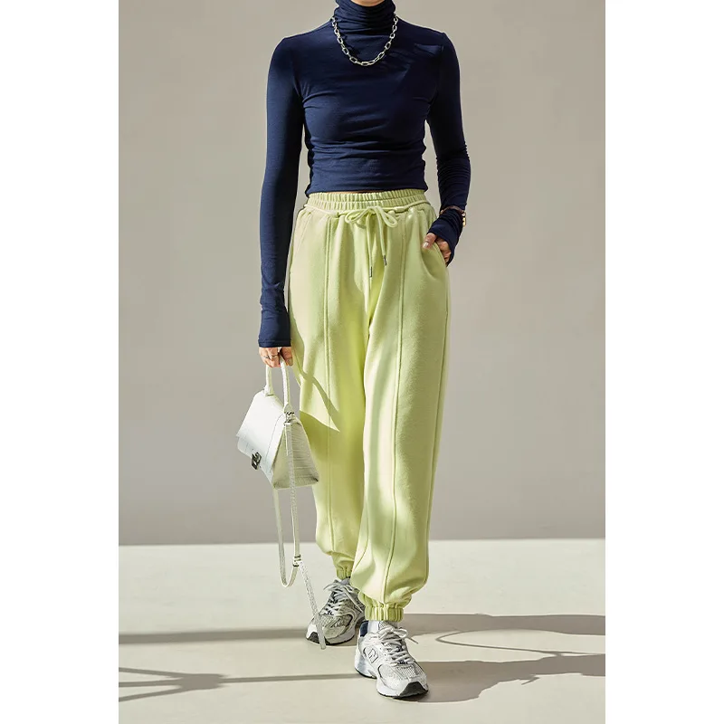 High waist knitted Harlan trousers solid color 2021 autumn winter thickened spice girl style straight tube elastic waist Legging
High waist knitted Harlan trousers solid color 2021 autumn winter thickened spice girl style straight tube elastic waist Legging