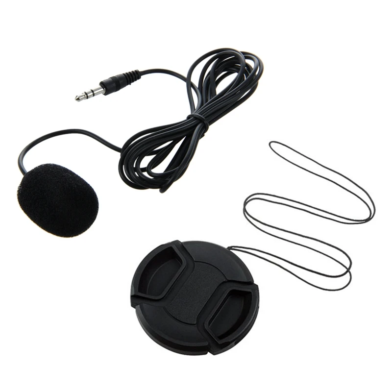 HOT-55Mm Camera Lens Cap, Black & 3.5Mm Clip On Lapel Microphone For PC Laptop
HOT-55Mm Camera Lens Cap, Black & 3.5Mm Clip On Lapel Microphone For PC Laptop