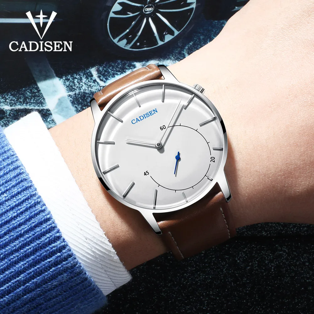 CADISEN Men's Watch Military Watch Ultra-thin Curved Glass Fashion Simple Design Quartz Watch Leisure Business Sports Waterproof
CADISEN Men's Watch Military Watch Ultra-thin Curved Glass Fashion Simple Design Quartz Watch Leisure Business Sports Waterproof