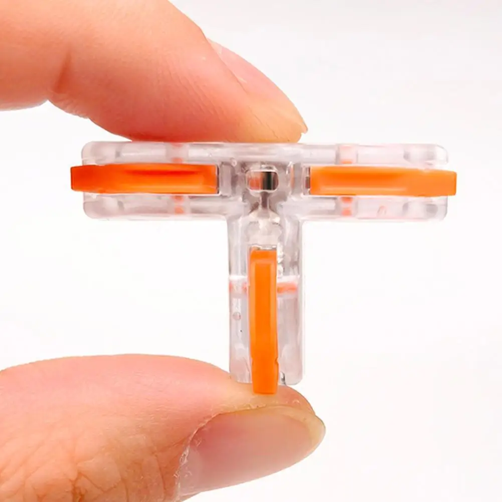 New Universal T-Type Wire Connector Quick Distribution Terminal Transparent Copper Clip Home Main Power Distributor
New Universal T-Type Wire Connector Quick Distribution Terminal Transparent Copper Clip Home Main Power Distributor