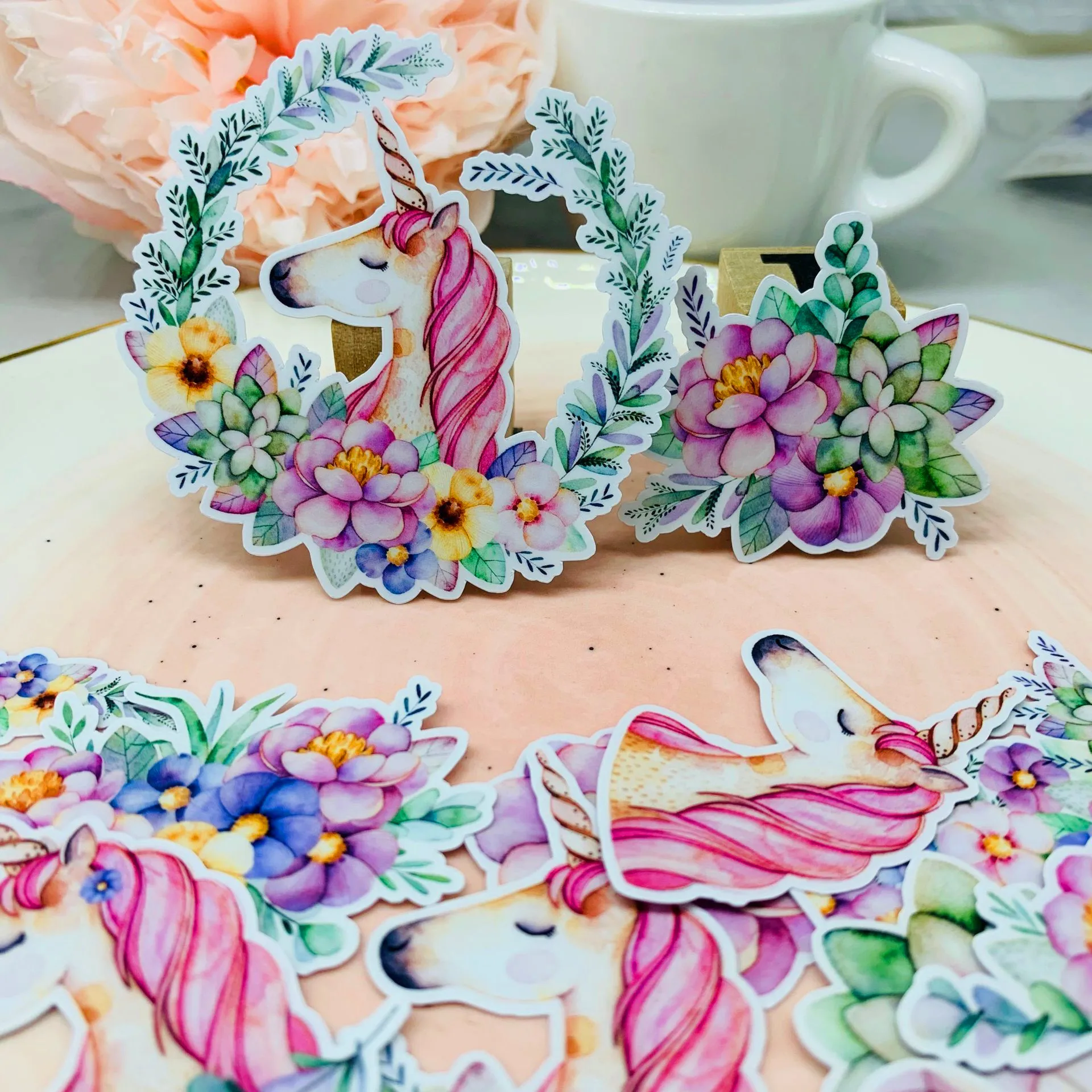 32 pcs Flower unicorn sticker for kid homemade book stickers on laptop / decorative scrapbooking
32 pcs Flower unicorn sticker for kid homemade book stickers on laptop / decorative scrapbooking