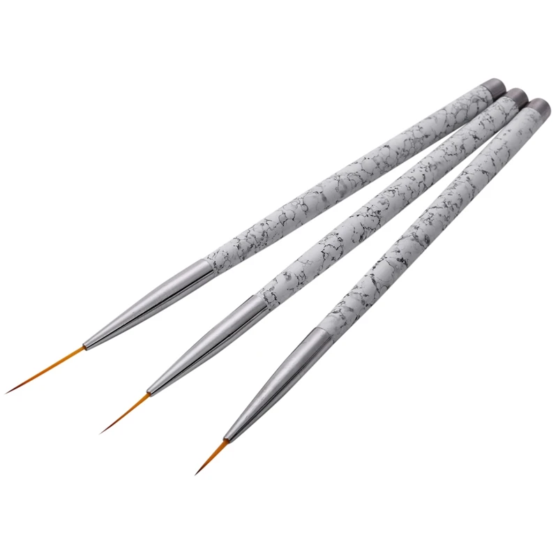 Professional Nail Art Liner Brush UV Gel Painting Acrylic Nail Brushes Striping Brushes For Short Strokes, Details, Blending, El
Professional Nail Art Liner Brush UV Gel Painting Acrylic Nail Brushes Striping Brushes For Short Strokes, Details, Blending, El