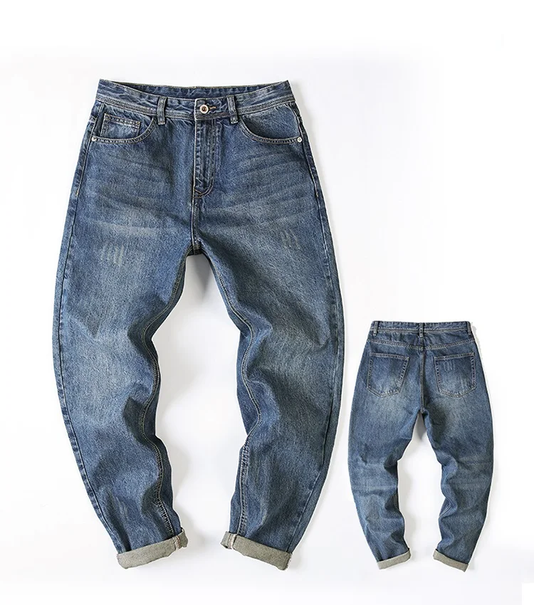 Ins Fashion European Business Casual Daily Denim Jeans Men Brief Classic Loose Harem Pants Long Trousers Comfortable
Ins Fashion European Business Casual Daily Denim Jeans Men Brief Classic Loose Harem Pants Long Trousers Comfortable