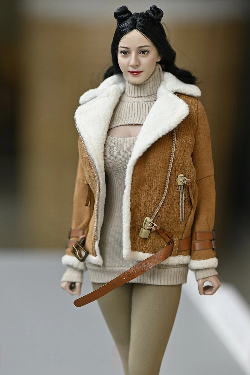 1/6 Scale Girls Clothes Lambskin Jacket Top with Zipper Short Coat for 12'' Female PH TBL Action Figure Body Model In Stock
1/6 Scale Girls Clothes Lambskin Jacket Top with Zipper Short Coat for 12'' Female PH TBL Action Figure Body Model In Stock