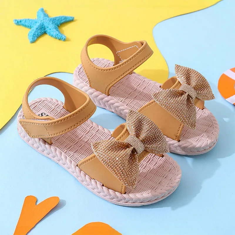 Casual Butterfly-knot Non-slip Soft Kid Toddler Baby Shoes Summer Korean Little Children's Girls Princess Open Toe Beach Sandals
Casual Butterfly-knot Non-slip Soft Kid Toddler Baby Shoes Summer Korean Little Children's Girls Princess Open Toe Beach Sandals