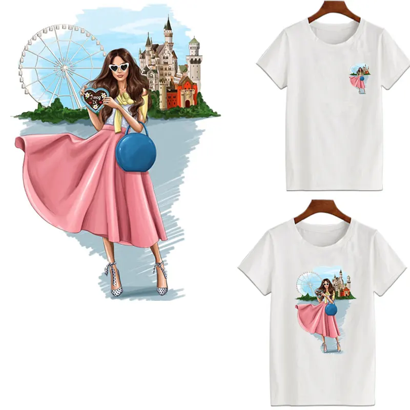 Beauty Iron on Patches for Clothing Grils Iron on Vinyl Heat Transfer Stickers Diy Fashion Thermotransfer for Clothes Backpack
Beauty Iron on Patches for Clothing Grils Iron on Vinyl Heat Transfer Stickers Diy Fashion Thermotransfer for Clothes Backpack