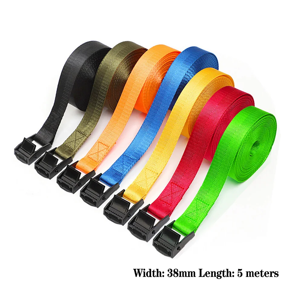 5m Length Buckle Tie-Down Belt Cargo Straps for Car Motorcycle Bike With Metal Buckle Tow Rope Strong Belt for Luggage Strap
5m Length Buckle Tie-Down Belt Cargo Straps for Car Motorcycle Bike With Metal Buckle Tow Rope Strong Belt for Luggage Strap