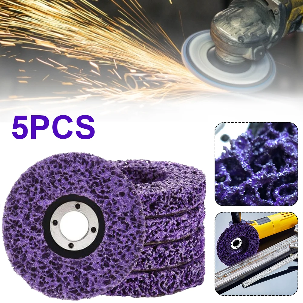 5Pcs 100mm Poly Strip Disc Abrasive Wheel Paint Rust Remover Clean Grinding Wheels For Motorcycles Durable Angle Grinder Car
5Pcs 100mm Poly Strip Disc Abrasive Wheel Paint Rust Remover Clean Grinding Wheels For Motorcycles Durable Angle Grinder Car