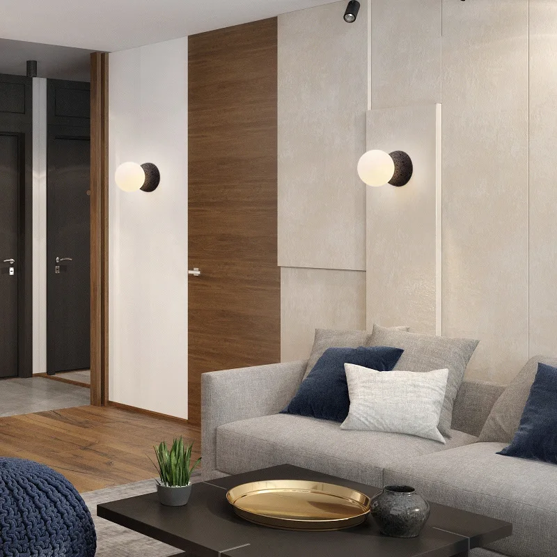 Nordic creative glass living room wall lamp modern simple art bedside bedroom designer study model room wall lamp
Nordic creative glass living room wall lamp modern simple art bedside bedroom designer study model room wall lamp