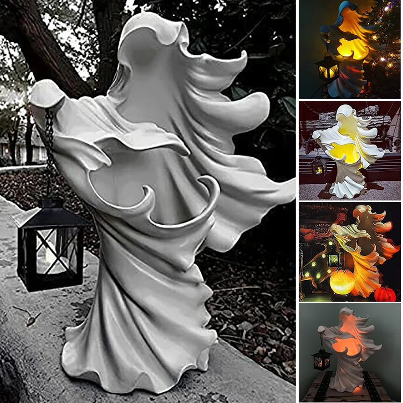 The Ghost Looking for Light Hell Messenger with Lantern Witch Resin Lantern Halloween Ornament Decorative Lamp Indoor frrg
The Ghost Looking for Light Hell Messenger with Lantern Witch Resin Lantern Halloween Ornament Decorative Lamp Indoor frrg