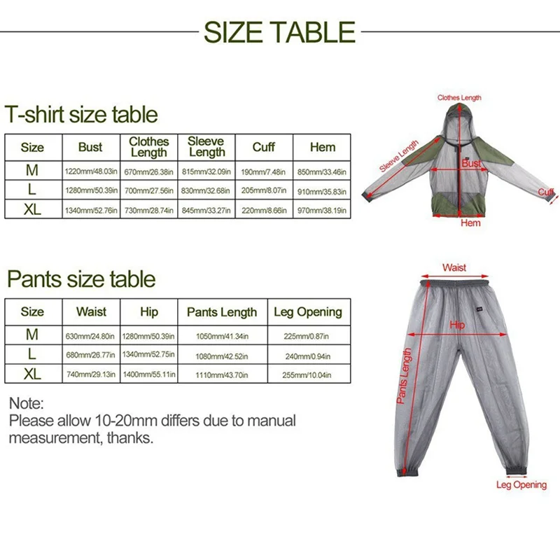 Outdoor Sports Fishing Anti-mosquito Clothes Wild Anti-mosquito Bites Breathable Sunscreen Clothing Pants Gloves Set
Outdoor Sports Fishing Anti-mosquito Clothes Wild Anti-mosquito Bites Breathable Sunscreen Clothing Pants Gloves Set