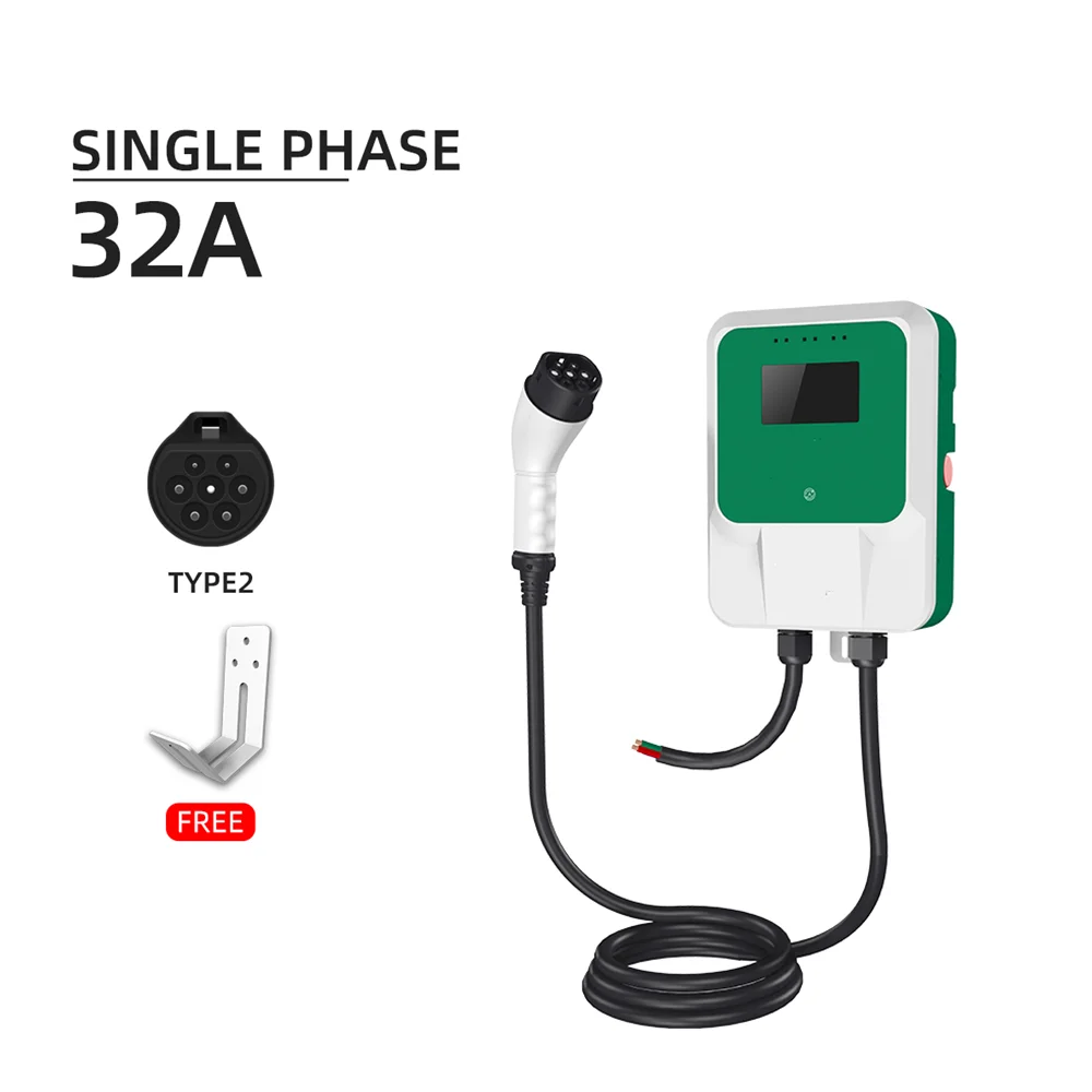 EV зарядная станция wallbox, 32 А, зарядное устройство для электромобиля EVSE 240 кВт, Совместимость со всеми электромобилями j1772 Тип 2 в
EV зарядная станция wallbox, 32 А, зарядное устройство для электромобиля EVSE 240 кВт, Совместимость со всеми электромобилями j1772 Тип 2 в