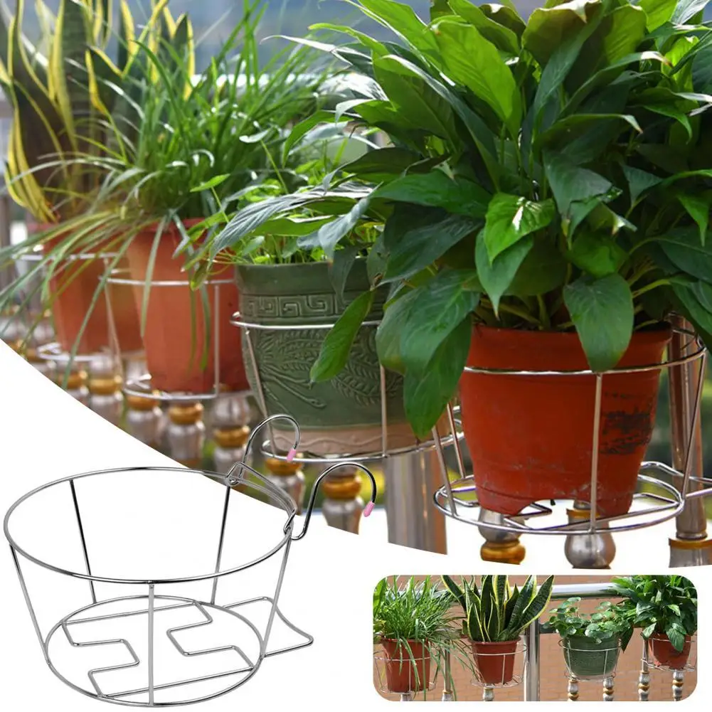 Storage Rack Premium High Hardness Hanging Plant Stand Silver Color Flower Pot Hanger Sturdy for Home
Storage Rack Premium High Hardness Hanging Plant Stand Silver Color Flower Pot Hanger Sturdy for Home