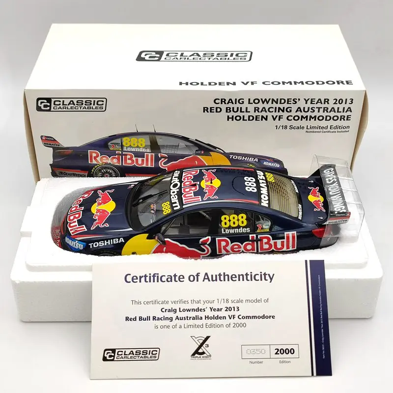 1:18 классический для Крейга Lowndes 2013 Holden VF модора #888 18531 литые модели Коллекция ограниченного выпуска для автоматического использования
1:18 классический для Крейга Lowndes 2013 Holden VF модора #888 18531 литые модели Коллекция ограниченного выпуска для автоматического использования