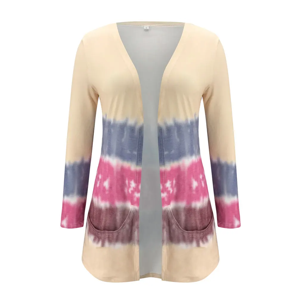 IZALEWIS Women Jackets Casual Print Sweatshirts Long Sleeve Coats Contrasting Color Printing Slot Pocket Mid-length Cardigan
IZALEWIS Women Jackets Casual Print Sweatshirts Long Sleeve Coats Contrasting Color Printing Slot Pocket Mid-length Cardigan
