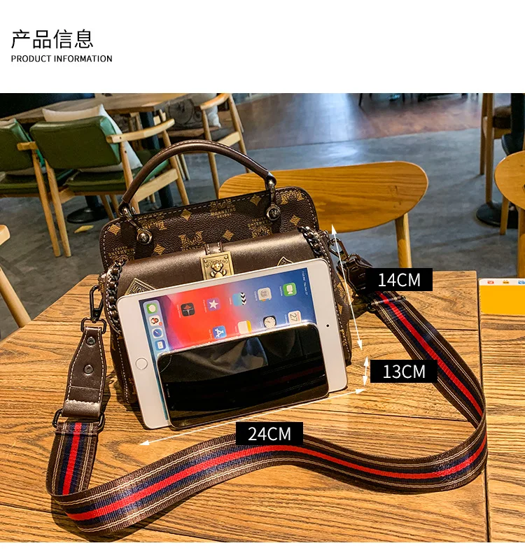 2021 New Trendy Fashion Korean Version of Broadband One-shoulder Messenger Handbag High-end Western Style Small Bag
2021 New Trendy Fashion Korean Version of Broadband One-shoulder Messenger Handbag High-end Western Style Small Bag