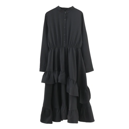 Literary Dress For Women Ruffles Ladies Dresses Loose Korean Dress Robe Longue Femme Casual Luxury Women Dresses Maxi Dress
Literary Dress For Women Ruffles Ladies Dresses Loose Korean Dress Robe Longue Femme Casual Luxury Women Dresses Maxi Dress