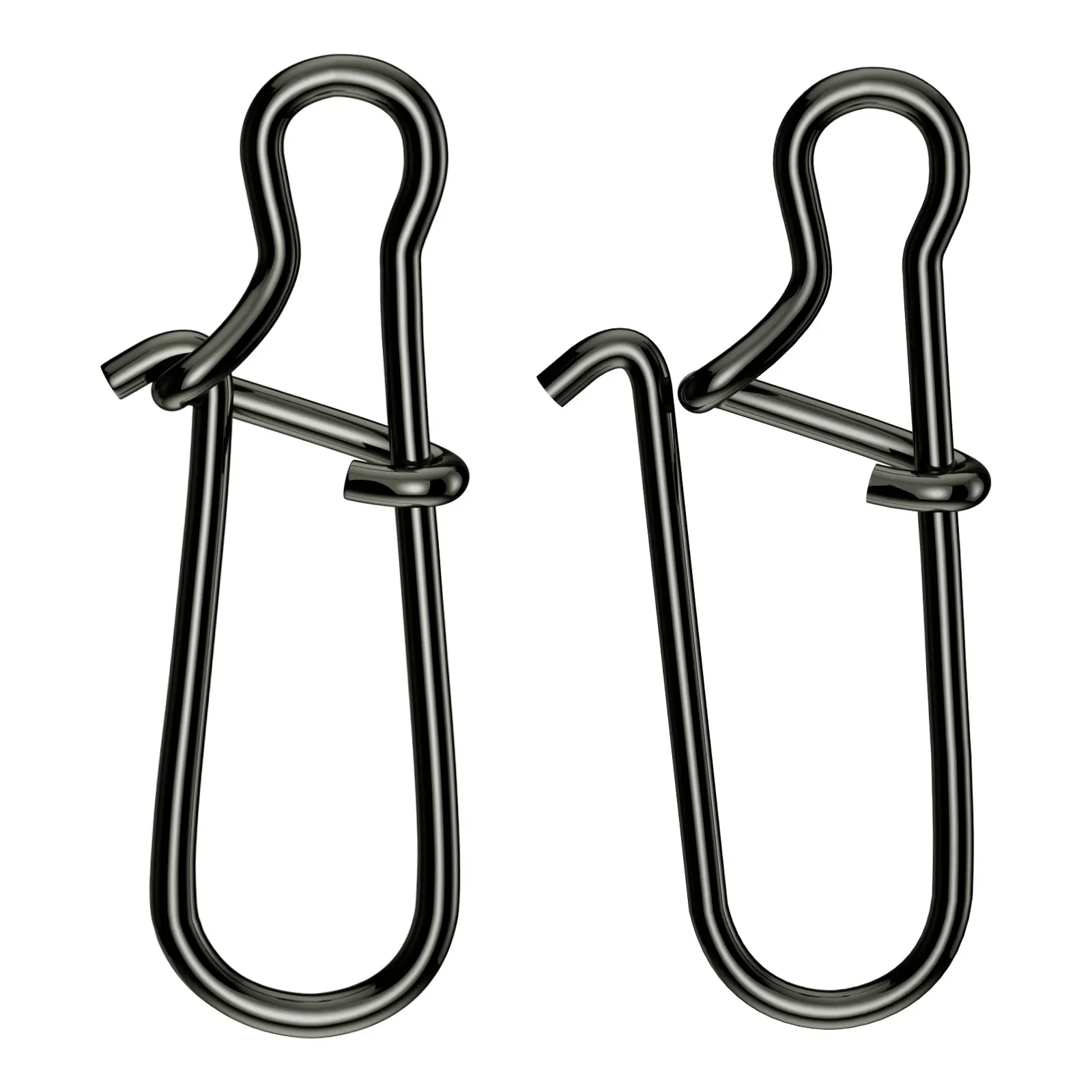 100/200pcs Stainless Steel Fishing Snap Connector Quick Change Fast Clip Interlock for Swivel Hook Fishing Accessories 66-220Lb
100/200pcs Stainless Steel Fishing Snap Connector Quick Change Fast Clip Interlock for Swivel Hook Fishing Accessories 66-220Lb