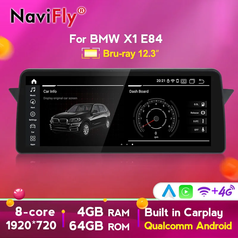 

8Core Android 10 автомобиль радио GPS навигации для BMW X1 E84 2009 2010 2012 2013 2014 2015 Поддержка систем iDrive (SWC dvd мультимедийный плеер