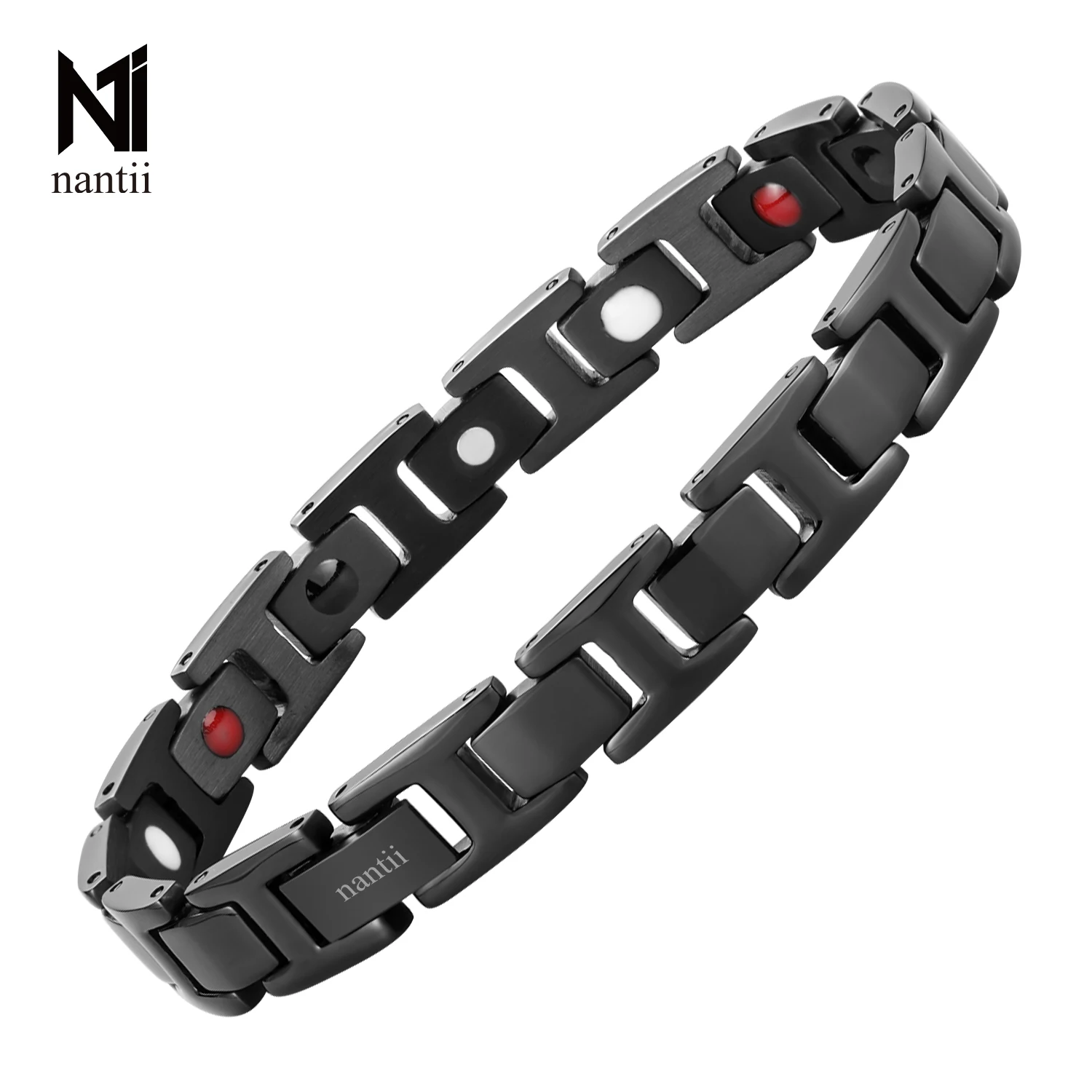 Nantii Healing Germanium Magnetic Therapy Bracelets Bangles 316L Stainless Steel Charm Chain Link for Men Health Care Jewelry
Nantii Healing Germanium Magnetic Therapy Bracelets Bangles 316L Stainless Steel Charm Chain Link for Men Health Care Jewelry