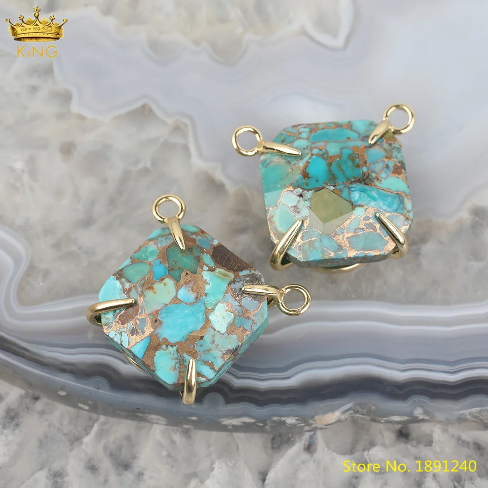 5pcs Natural Gold Line Turquoises Cube Beads Pendants Findings, Slab Turquoises Beads Charms For Necklace Jewelry Making
5pcs Natural Gold Line Turquoises Cube Beads Pendants Findings, Slab Turquoises Beads Charms For Necklace Jewelry Making