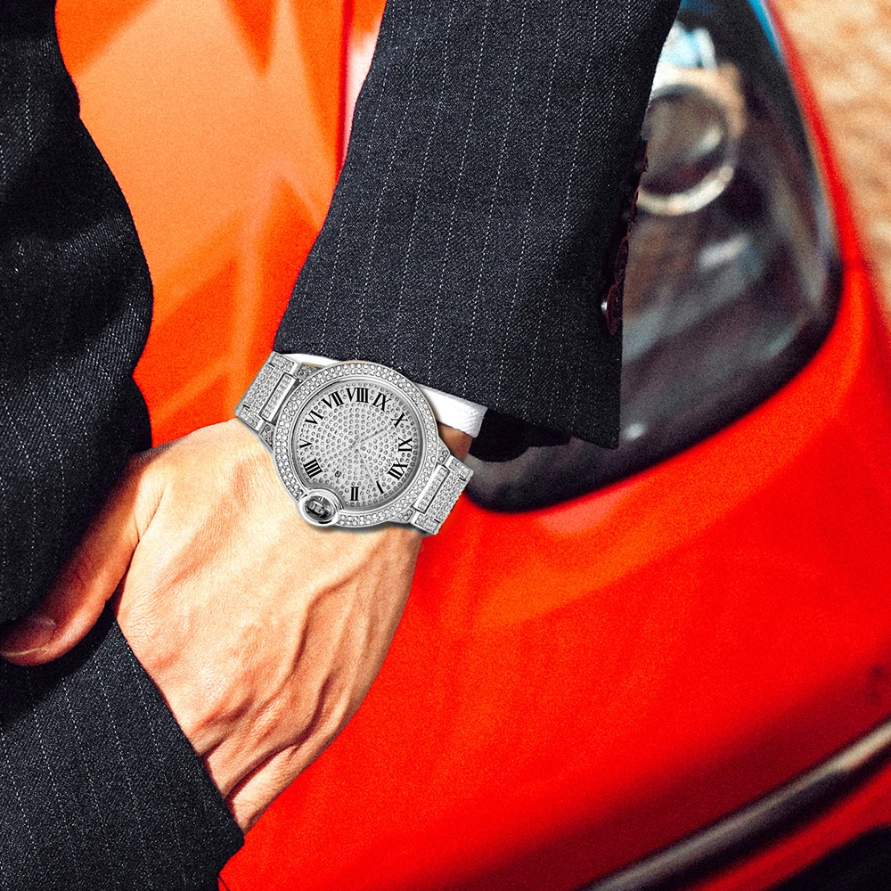 2020 Hip Hop Watch Men Luxury Brand Diamond Gold Stainless Steel Big Dial Mens Watches Male Clock Reloj Hombre Relogio Masculino
2020 Hip Hop Watch Men Luxury Brand Diamond Gold Stainless Steel Big Dial Mens Watches Male Clock Reloj Hombre Relogio Masculino