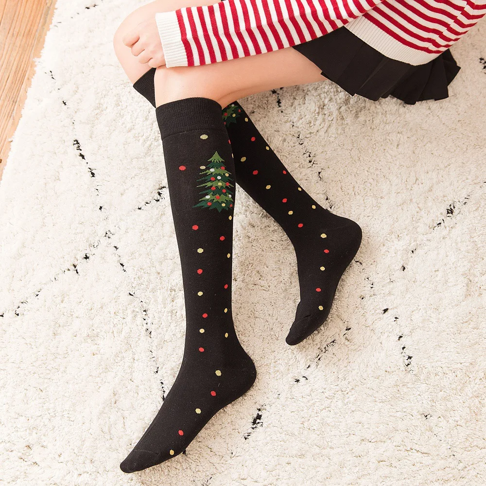 Emmababy Christmas Girls Breathable Cartoon Stockings Autumn Ladies Leisure Style Tree/Elk/Dot Jacquard Knee Socks for Shopping
Emmababy Christmas Girls Breathable Cartoon Stockings Autumn Ladies Leisure Style Tree/Elk/Dot Jacquard Knee Socks for Shopping