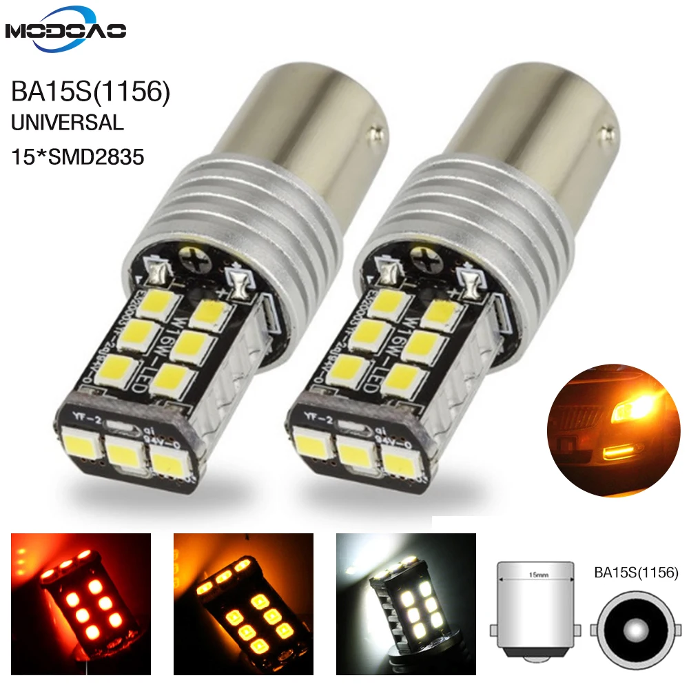 New High Quality 1156 BA15S P21W 15 SMD 2835 Canbus LED Auto Car Bulbs Indicator Turn Lights Parking Light DC 12V White Lamp
New High Quality 1156 BA15S P21W 15 SMD 2835 Canbus LED Auto Car Bulbs Indicator Turn Lights Parking Light DC 12V White Lamp