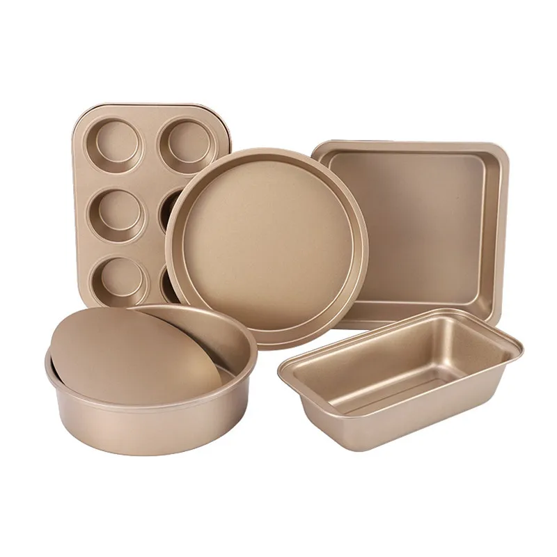 5set Gold Cake Mold 8Inch Removable Bottom Cake Mold 9 Inch Pizza Pan 8 Inch Square Baking Pan 6 Cup Baking Pan 25cm Toast Mold
5set Gold Cake Mold 8Inch Removable Bottom Cake Mold 9 Inch Pizza Pan 8 Inch Square Baking Pan 6 Cup Baking Pan 25cm Toast Mold