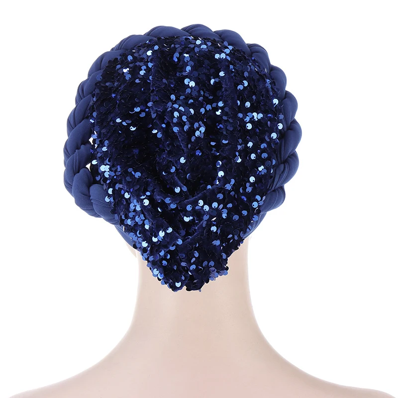 Women Sequins Turban Cap Muslim Hijabs Hat Ladies Hair Loss Chemo Cap Headwrap All-Match Baotou Cap Pure Color Braid Hat
Women Sequins Turban Cap Muslim Hijabs Hat Ladies Hair Loss Chemo Cap Headwrap All-Match Baotou Cap Pure Color Braid Hat