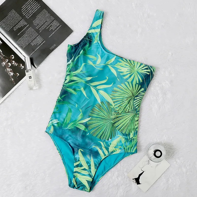 Print Fashion Women One Piece Swimwear Beachwear One shoulder Swimsuit Sexy Bathing Suits Swimsuits
Print Fashion Women One Piece Swimwear Beachwear One shoulder Swimsuit Sexy Bathing Suits Swimsuits