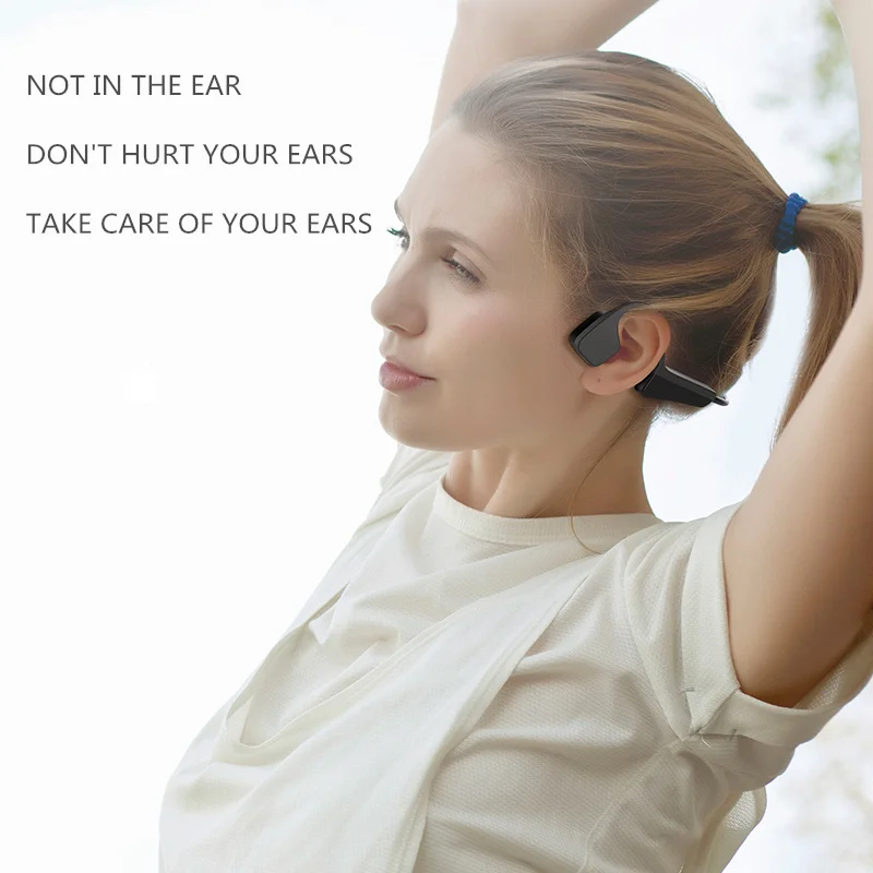 AIKSWE Bone Conduction Headphones Bluetooth wireless Sports Earphone IP56 Headset Stereo Hands-free with microphone For Running
AIKSWE Bone Conduction Headphones Bluetooth wireless Sports Earphone IP56 Headset Stereo Hands-free with microphone For Running