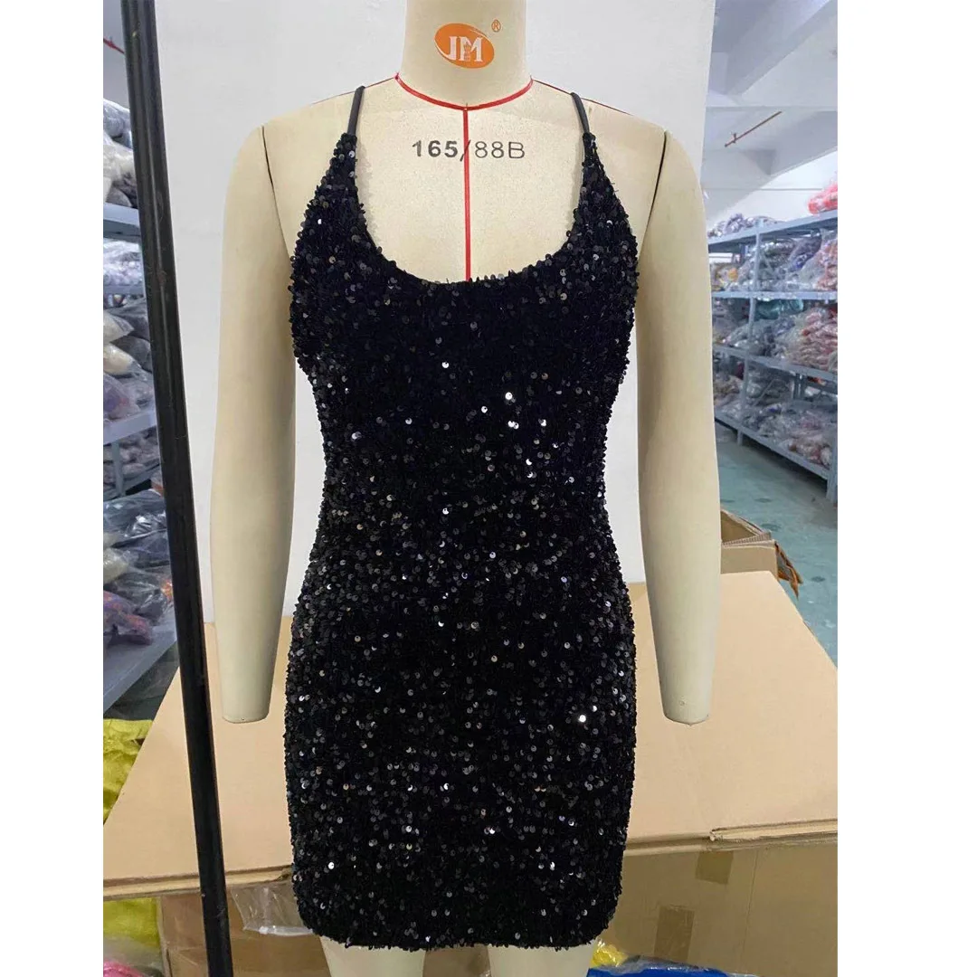 2021 Woman Party Dress Fashion Newest Office Lady Sequined Sexy Backless Sleeveless Slip
2021 Woman Party Dress Fashion Newest Office Lady Sequined Sexy Backless Sleeveless Slip