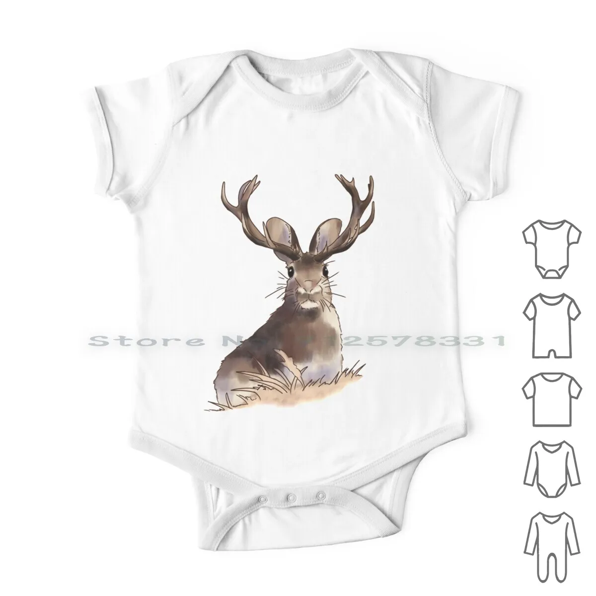 Одежда для новорожденных Jackalope (без слова), комбинезоны, хлопковые комбинезоны, кролик, шакалоп, олень, милая мифология, для младенцев 
Одежда для новорожденных Jackalope (без слова), комбинезоны, хлопковые комбинезоны, кролик, шакалоп, олень, милая мифология, для младенцев