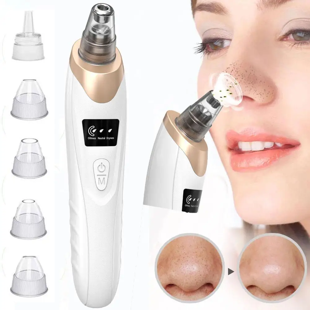 USB Rechargeable Blackhead Remover Face Pore Vacuum Skin Care Acne Pore Cleaner Pimple Removal Vacuum Suction Tools
USB Rechargeable Blackhead Remover Face Pore Vacuum Skin Care Acne Pore Cleaner Pimple Removal Vacuum Suction Tools