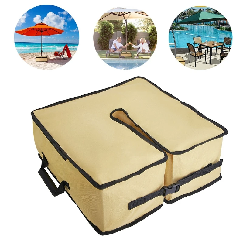 Square Umbrella Base Weight Bag 18" Beach Tent Base Sand Bags for Garden Yard Base Stand
Square Umbrella Base Weight Bag 18" Beach Tent Base Sand Bags for Garden Yard Base Stand