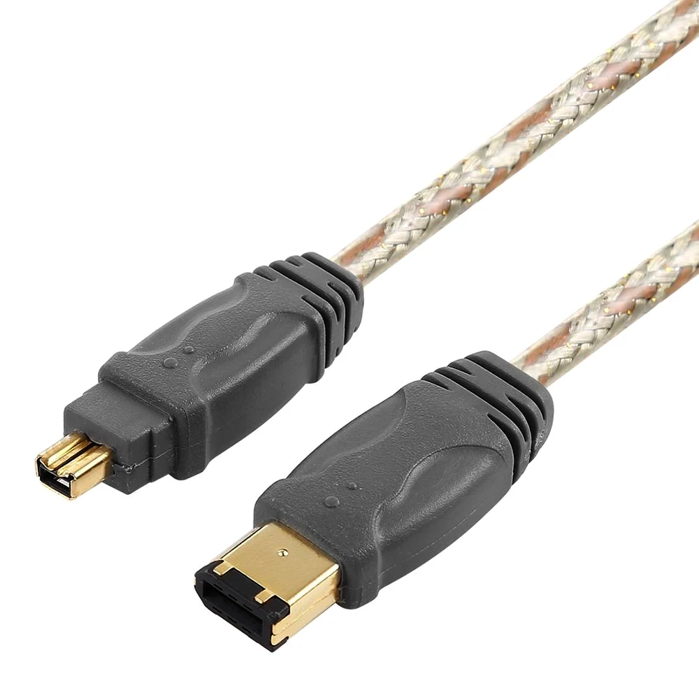 FireWire 400 Line IEEE-1394B 4pin to 6pin Connection cable 4.5m For Computer HUB to Digital AV Device 
FireWire 400 Line IEEE-1394B 4pin to 6pin Connection cable 4.5m For Computer HUB to Digital AV Device