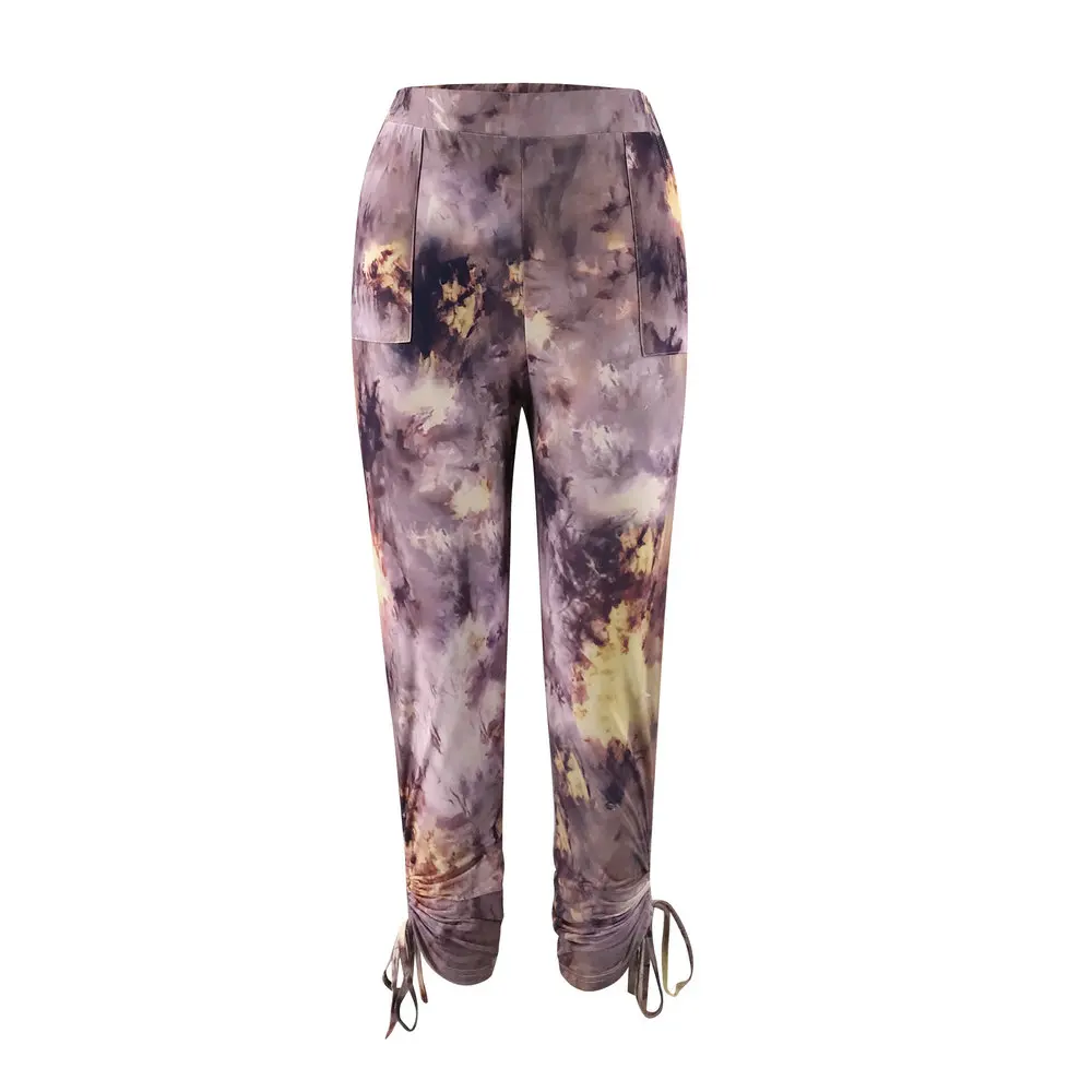 Women Pencil Pants Shrinkage Drawstring Pockets Decor Elastic Mid Waist Print Slim Long Trousers Autumn Fashion Female Clothing
Women Pencil Pants Shrinkage Drawstring Pockets Decor Elastic Mid Waist Print Slim Long Trousers Autumn Fashion Female Clothing