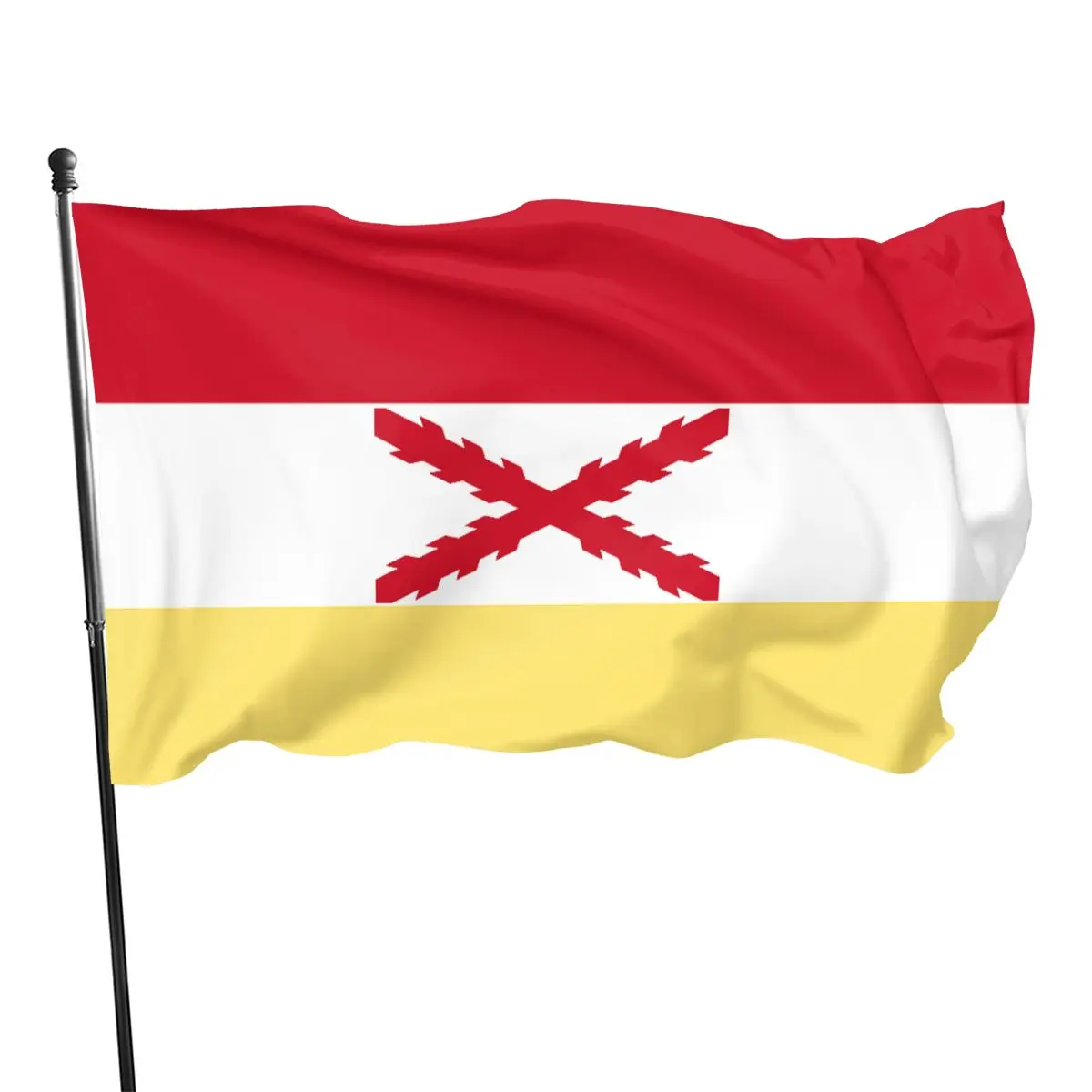 Флаг крест испанской империи цвета Бургунди 90x150 см
Флаг крест испанской империи цвета Бургунди 90x150 см