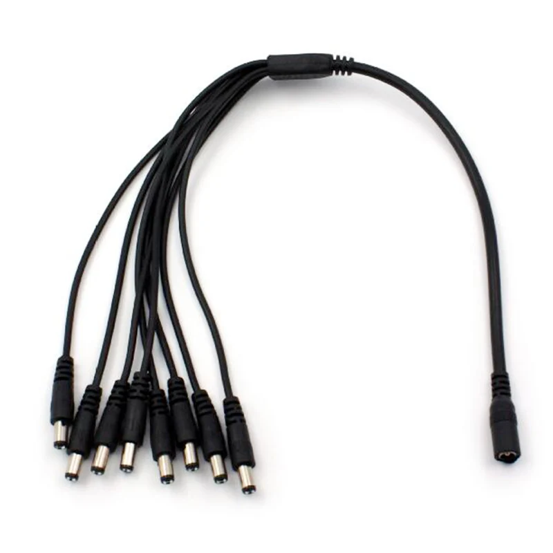 1pcs CCTV Security Camera 1 DC Female To 2 3 4 5 Male plug Power Cord adapter Connector Cable Splitter for 12V 24V LED Strip 
1pcs CCTV Security Camera 1 DC Female To 2 3 4 5 Male plug Power Cord adapter Connector Cable Splitter for 12V 24V LED Strip