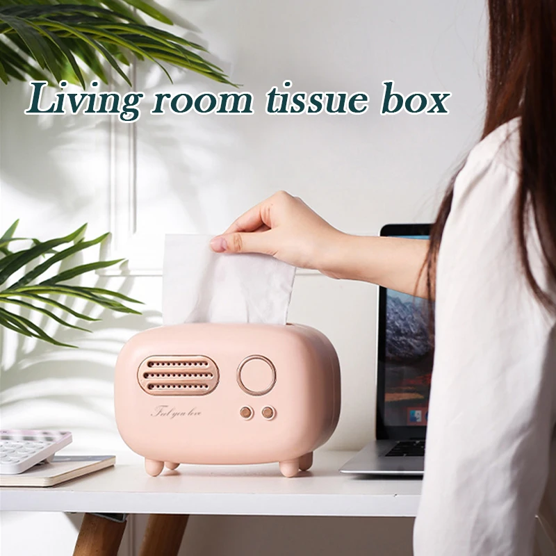 Tissue Cover Box Retro Radio Shape Cute Napkin Case Organizer Home Decorations For Home Office Storage Boxes Bins Organization
Tissue Cover Box Retro Radio Shape Cute Napkin Case Organizer Home Decorations For Home Office Storage Boxes Bins Organization